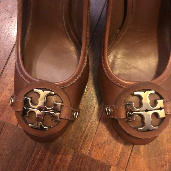 Tory Burch authentic brown leather heels 👠 - Picture 4 of 6